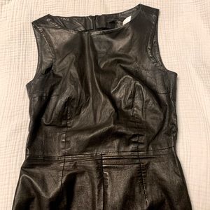 One of a kind leather dress size XS